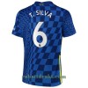 Chelsea T. Silva 6 Hjemme 2021-22 - Herre Fotballdrakt